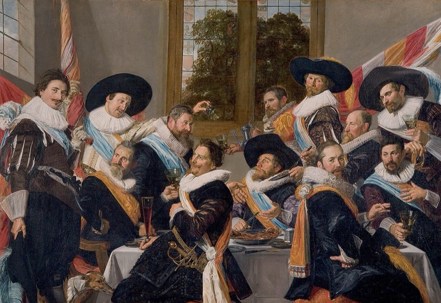 Banquet of the Officers of the St Hadrian Civic Guard - Frans Hals