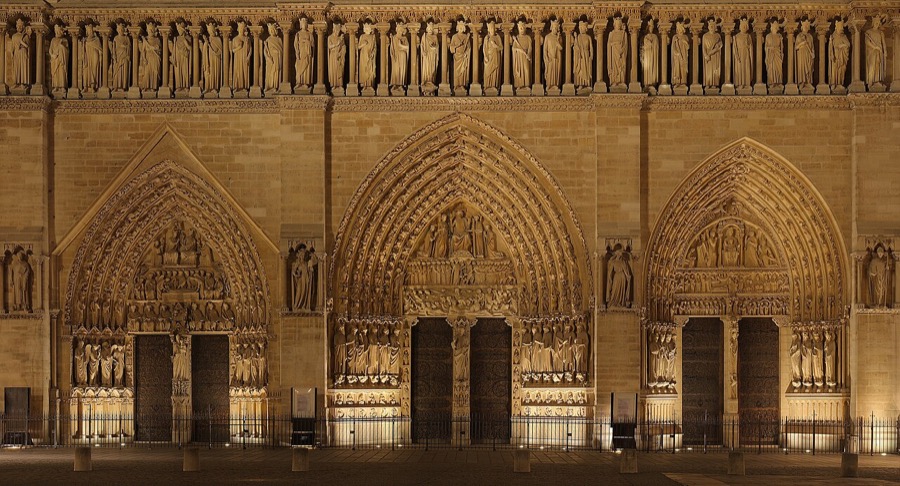 Notre-Dame de Paris, west façade