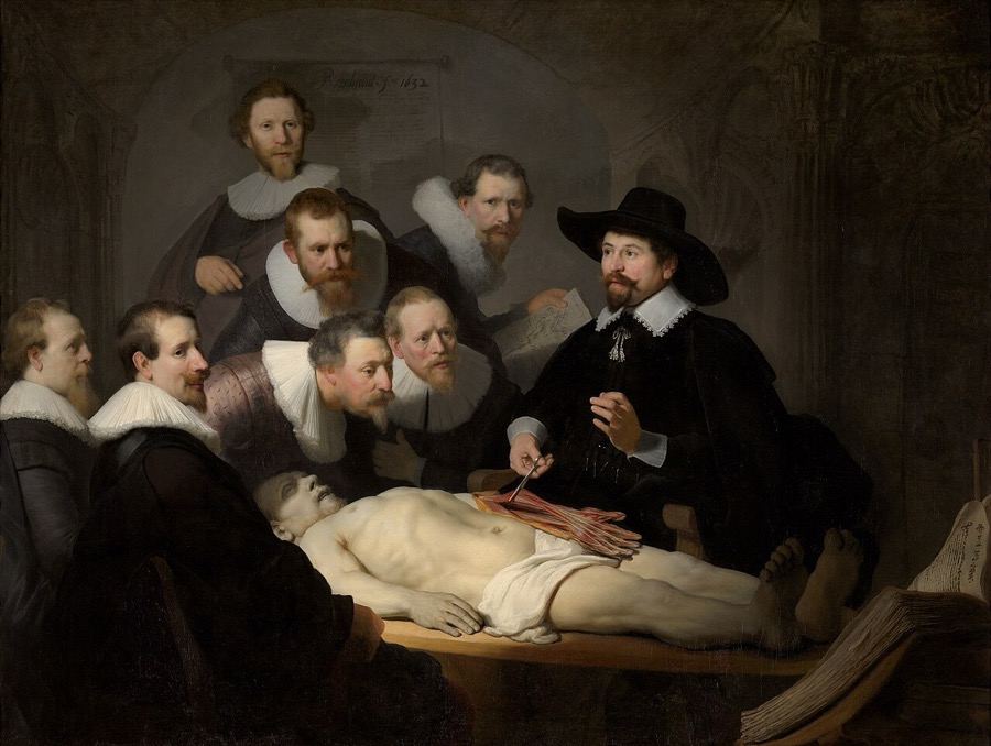 The Anatomy Lesson of Dr Nicolaes Tulp - Rembrandt, 1632